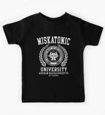 CTHULU AND LOVECRAFT - MISKATONIC UNIVERSITY Kids Tee