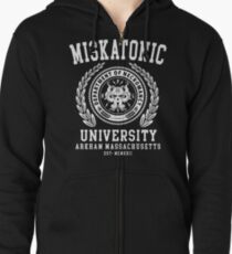 CTHULU UND LOVECRAFT - MISKATONISCHE UNIVERSITÄT Hoodie mit Reißverschluss