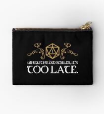 When the DM Smiles It's Too Late Tabletop RPG Addict Studio Pouch
