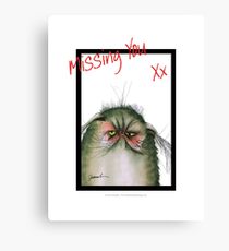 Missing You, Tabby Cat-Snap Canvas Print