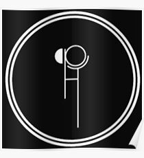 hippo campus logo b / w Poster