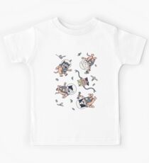 Katzen-Astronauten! Kinder T-Shirt