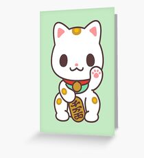 Maneki Neko Greeting Card