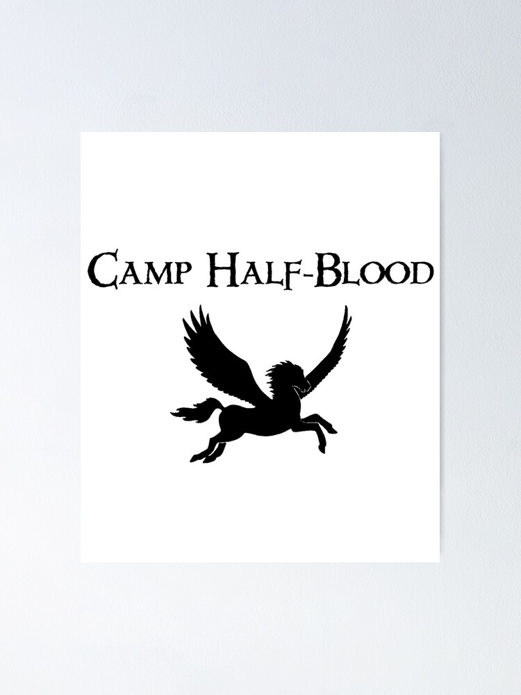 Camp Half Blood Movie Logo Percy Jackson T Shirt Poster By