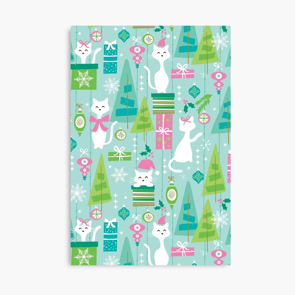 Christmas Kitty Canvas Print