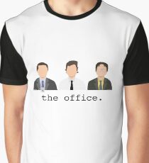 Jim, Dwight, Michael- The Office Graphic T-Shirt