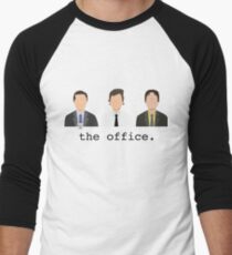 Jim, Dwight, Michael- The Office Men's Baseball ¾ T-Shirt