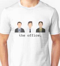 Jim, Dwight, Michael- The Office Unisex T-Shirt