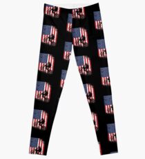 American Flag Motocross Dirtbike Leggings