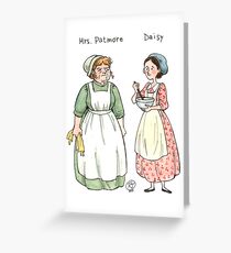 Mrs.Patmore-Daisy Greeting Card