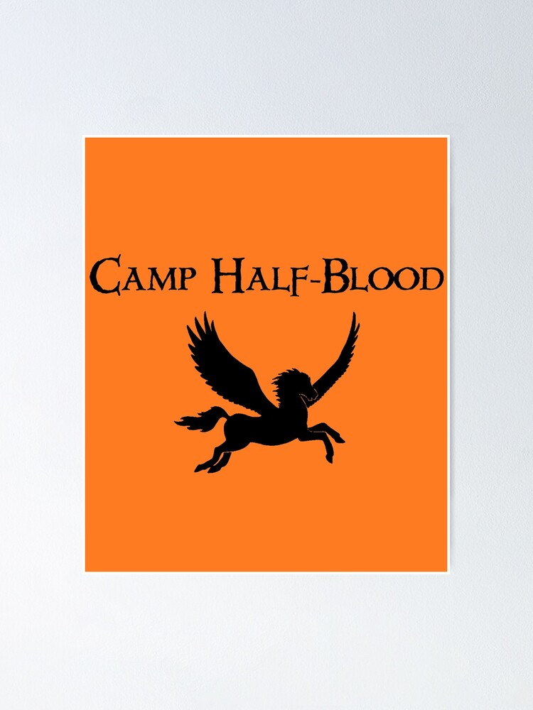 Camp Half Blood Logo Symbol Fan Fiction Geek Poster By