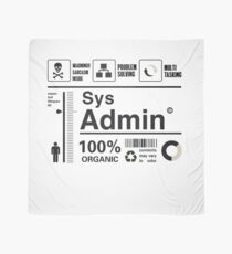 administrator programmer kit infographic sys admin penguin pc nerd computer system core CPU pc coder geek computer science Scarf