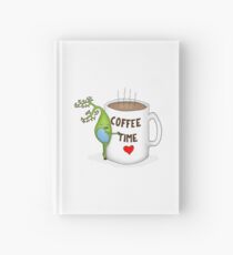 Coffee Time Brain Cell Hardcover Journal