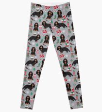 Cavalier King Charles spaniel christmas gifts dog breed pattern spaniels Leggings