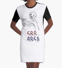 grr...argh with colour Graphic T-Shirt Dress
