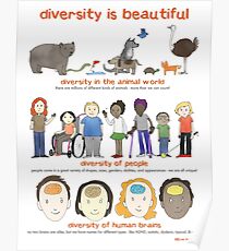 diversity is beautiful Poster