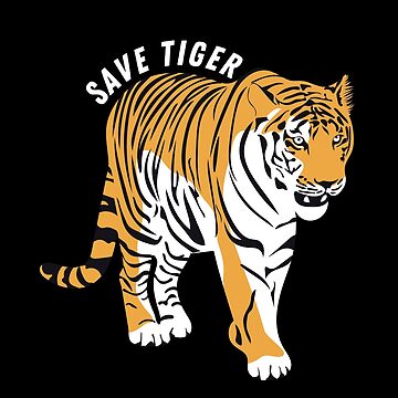 SAVE TIGER Drawing by Saurabh Kumar | Saatchi Art