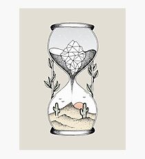 Time Is Running Out Photographic Print