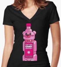 Cotton Candy Brandy Tshirt Women's Fitted V-Neck T-Shirt