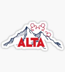 Alta Ski Resort in Utah Sticker