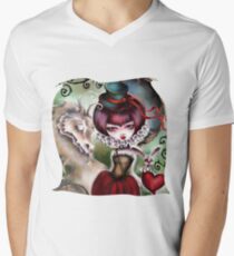 Dragon Lady - Victorian Gothic Men's V-Neck T-Shirt