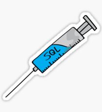 SQL-Injektion Sticker