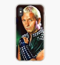 Rob Halford Priest, painting portrait iPhone Case