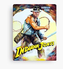Harrison Ford Indiana Jones painting movie poster Canvas Print
