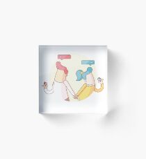 Modern Love Acrylic Block