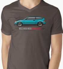Tahitian green CRX Men's V-Neck T-Shirt