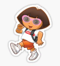 Clout Dora Sticker