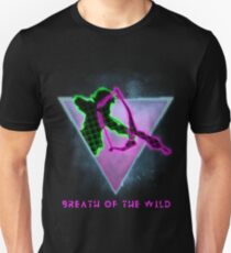 Camiseta unisex Respiración retro de los años 80 del diseño salvaje