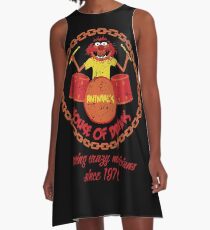House of Drums (distressed) A-Line Dress