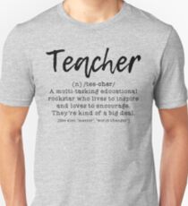 Definition eines Lehrers # 1 Unisex T-Shirt