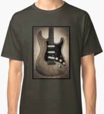 Fender Stratocaster Sepia Border Classic T-Shirt