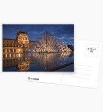 Pyramid at the Louvre museum, Paris Postcards