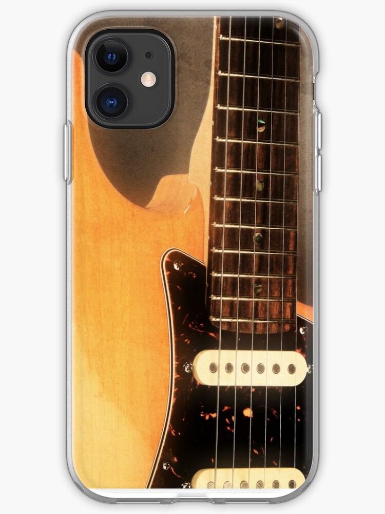 Funda Y Vinilo Para Iphone Guitarra Electrica Fender Stratocaster