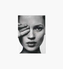 Kate Moss fashion print, Scandinavian poster Art Board