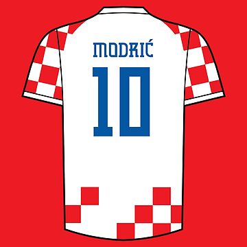 Luka Modrić's Nike Croatia National Team Jersey Away. Worn. 10 Modric.