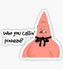 spongebob pinhead larry Sticker