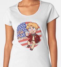 Axis Powers Hetalia: America Women's Premium T-Shirt