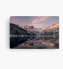 Peak Reflection Metal Print