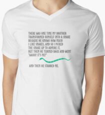 Et puis il m'a poignardé. T-shirt col V homme