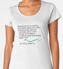 And Then He Stabbed Me. Women's Premium T-Shirt