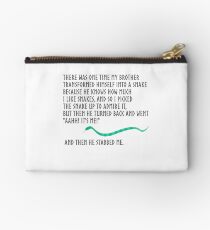 And Then He Stabbed Me. Studio Pouch