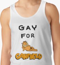 "Gay For Garfield" Tank Top