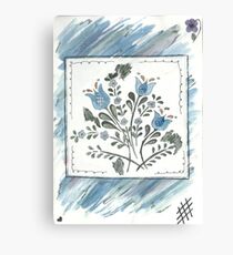 Watercolour Flower Canvas Print