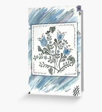 Watercolour Flower Greeting Card
