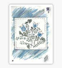 Watercolour Flower Sticker