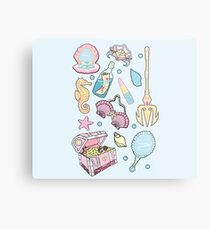 Mermaid Vibes Metal Print